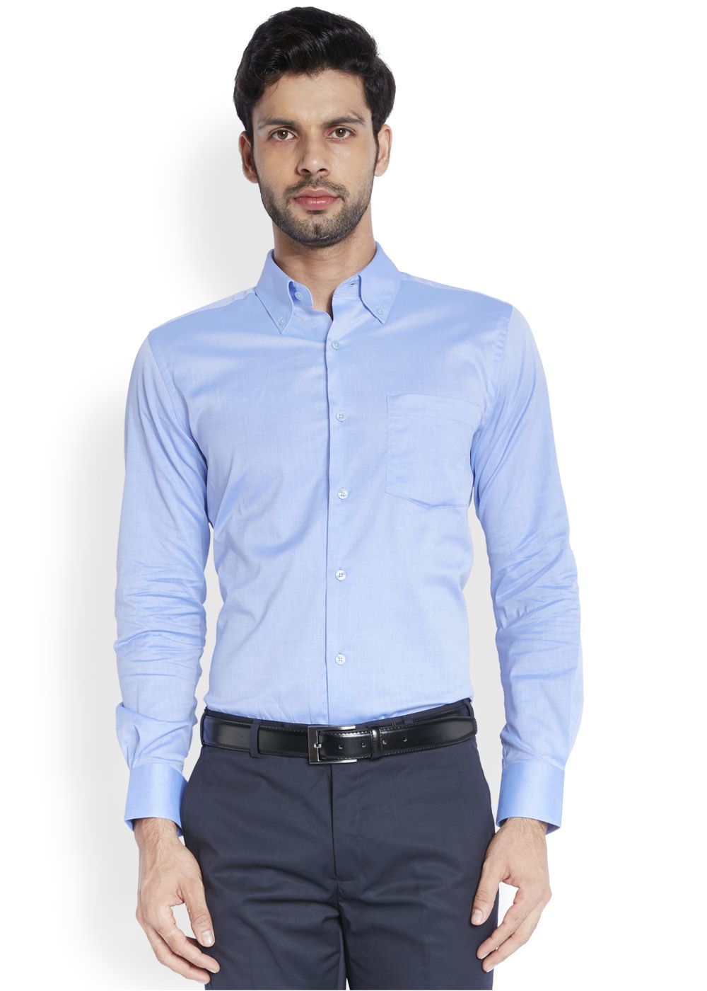 raymond blue coat pant