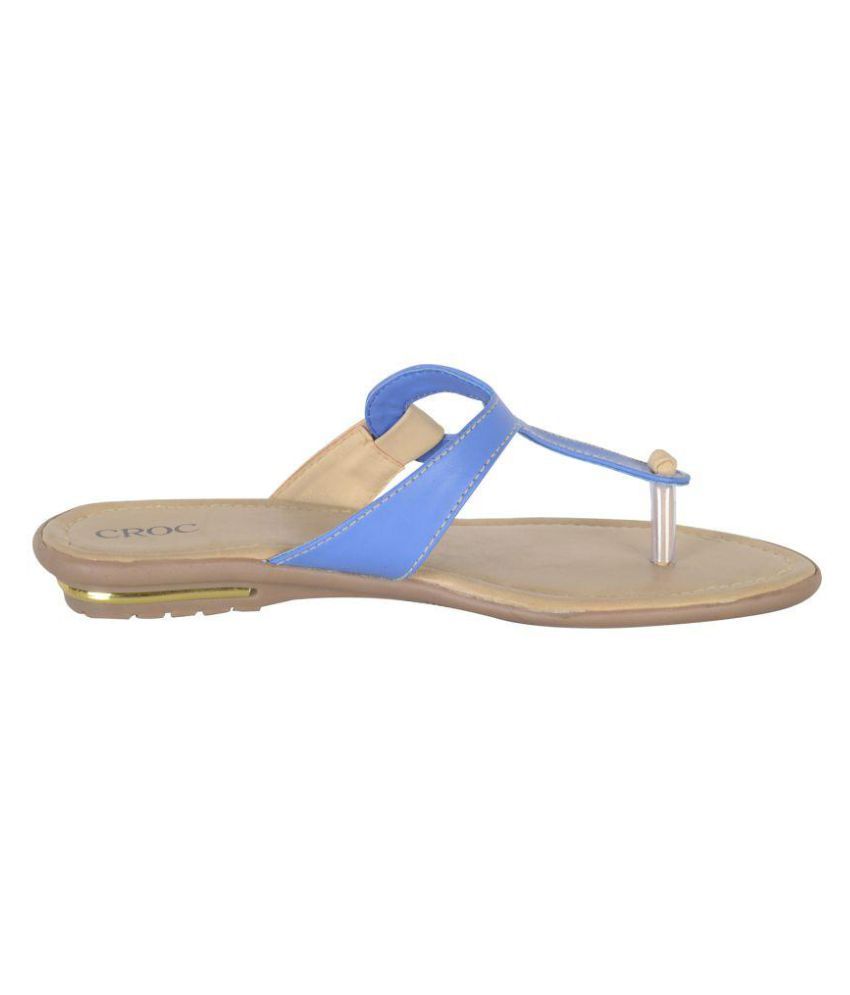 Croc International Blue Flats Price in India- Buy Croc International ...