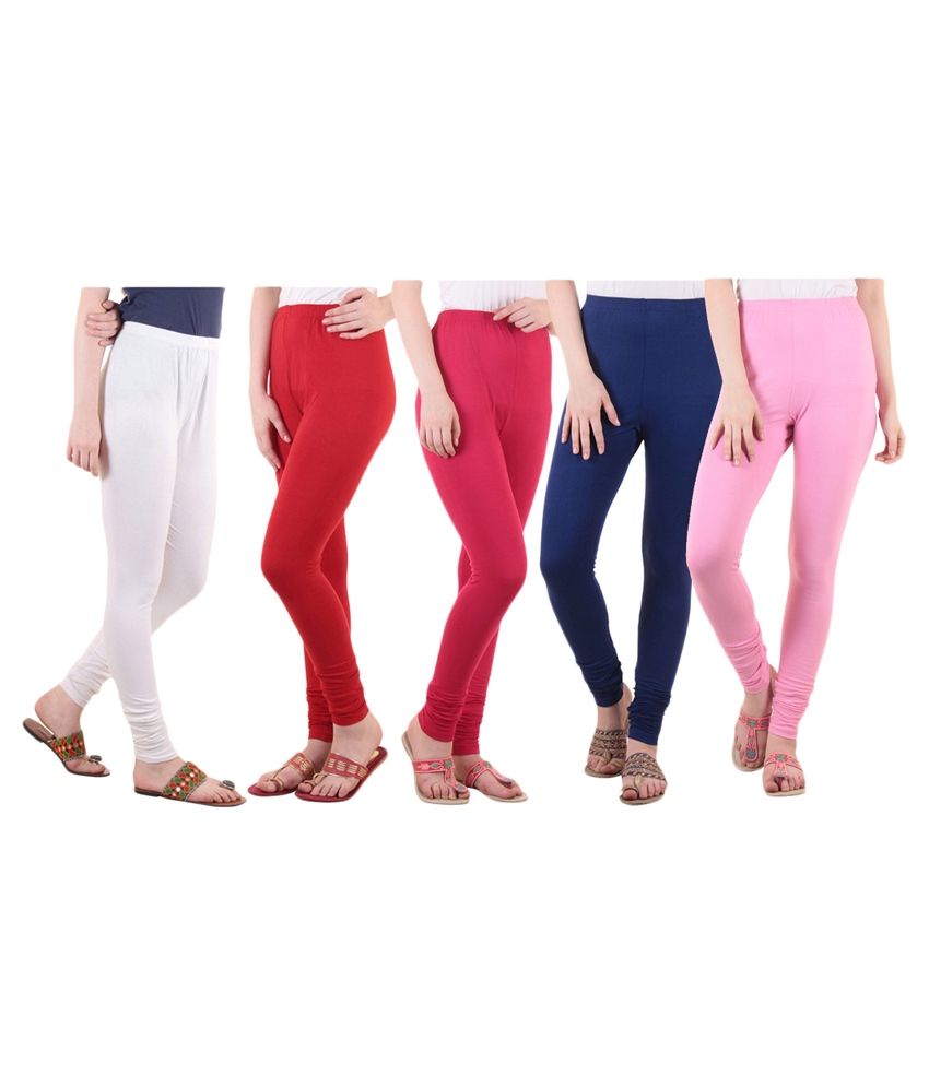     			Diaz Cotton Lycra Pack of 5 Leggings