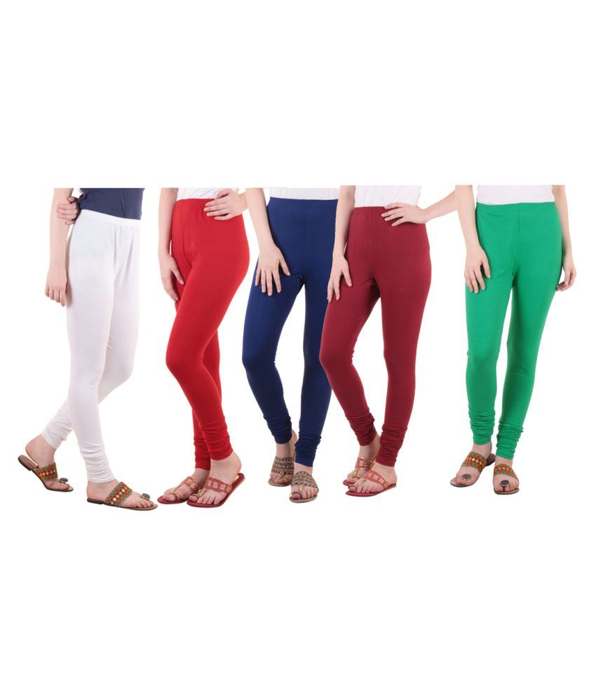     			Diaz Cotton Lycra Pack of 5 Leggings