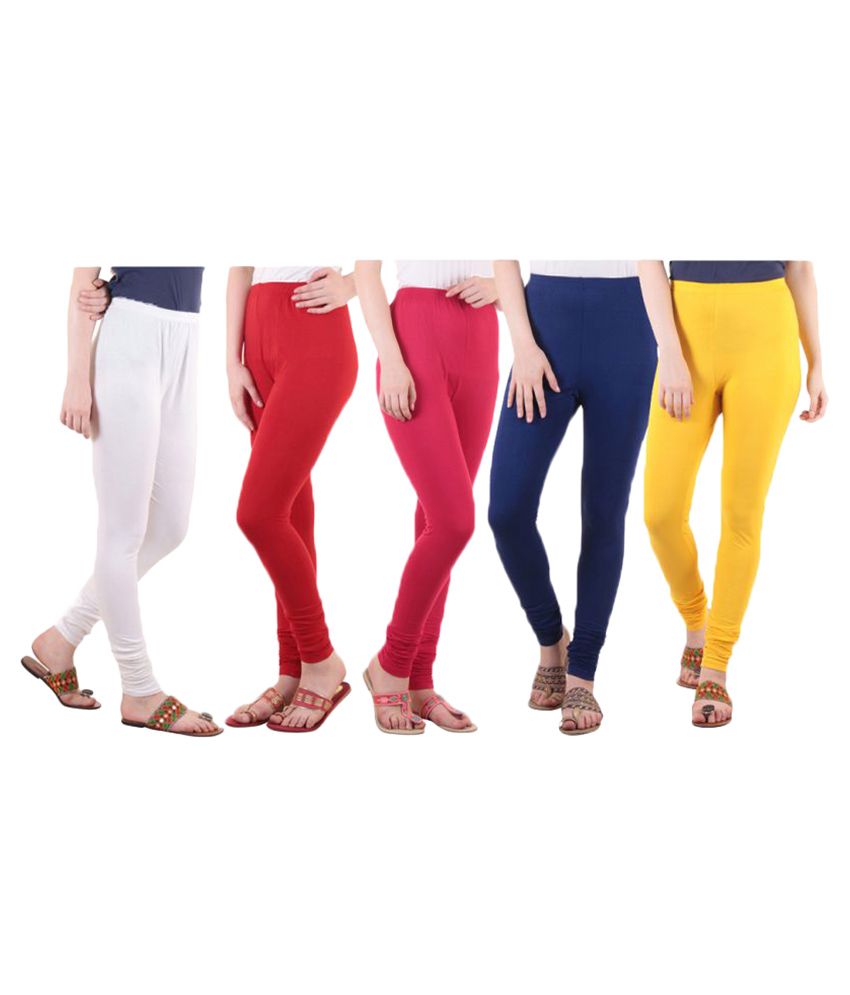     			Diaz Cotton Lycra Pack of 5 Leggings