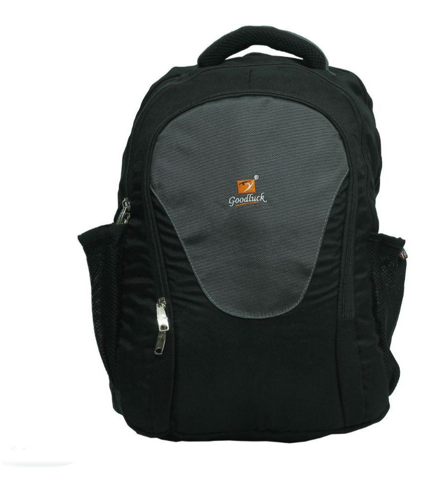     			Goodluck Black Solid Laptop Bags