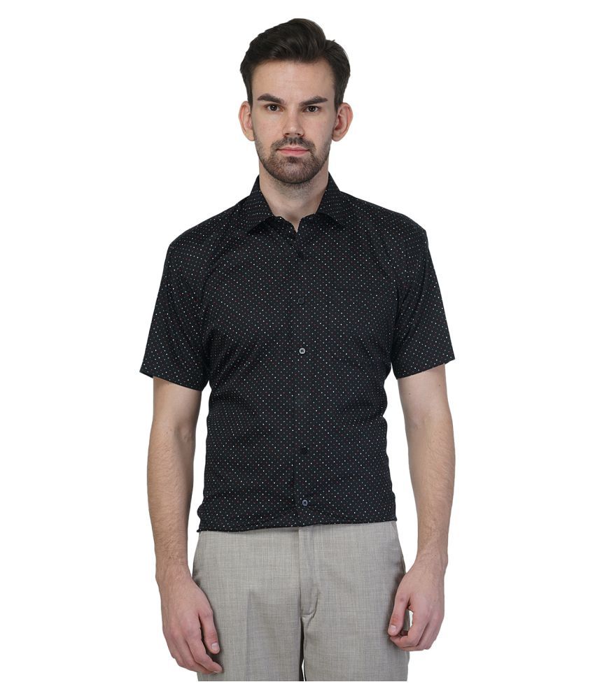 Griffel Black Formal Regular Fit Shirt - Buy Griffel Black ...