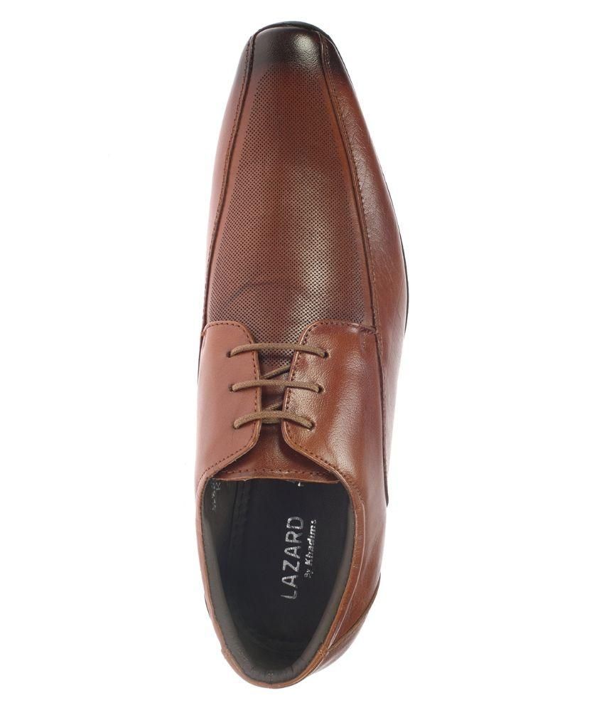 KHADIM Brown Derby Genuine Leather 