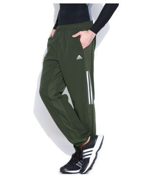 dark green adidas track pants