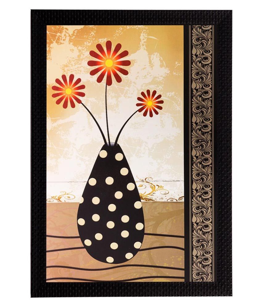     			eCraftIndia Wood Art Prints With Frame Single Piece