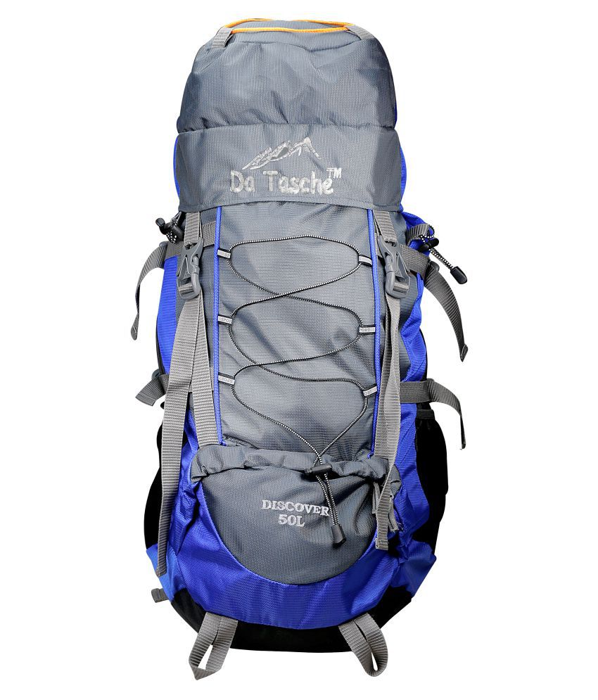 Da Tasche Grey Hiking Bag trekking bag 45-60 litre - Buy Da Tasche Grey ...