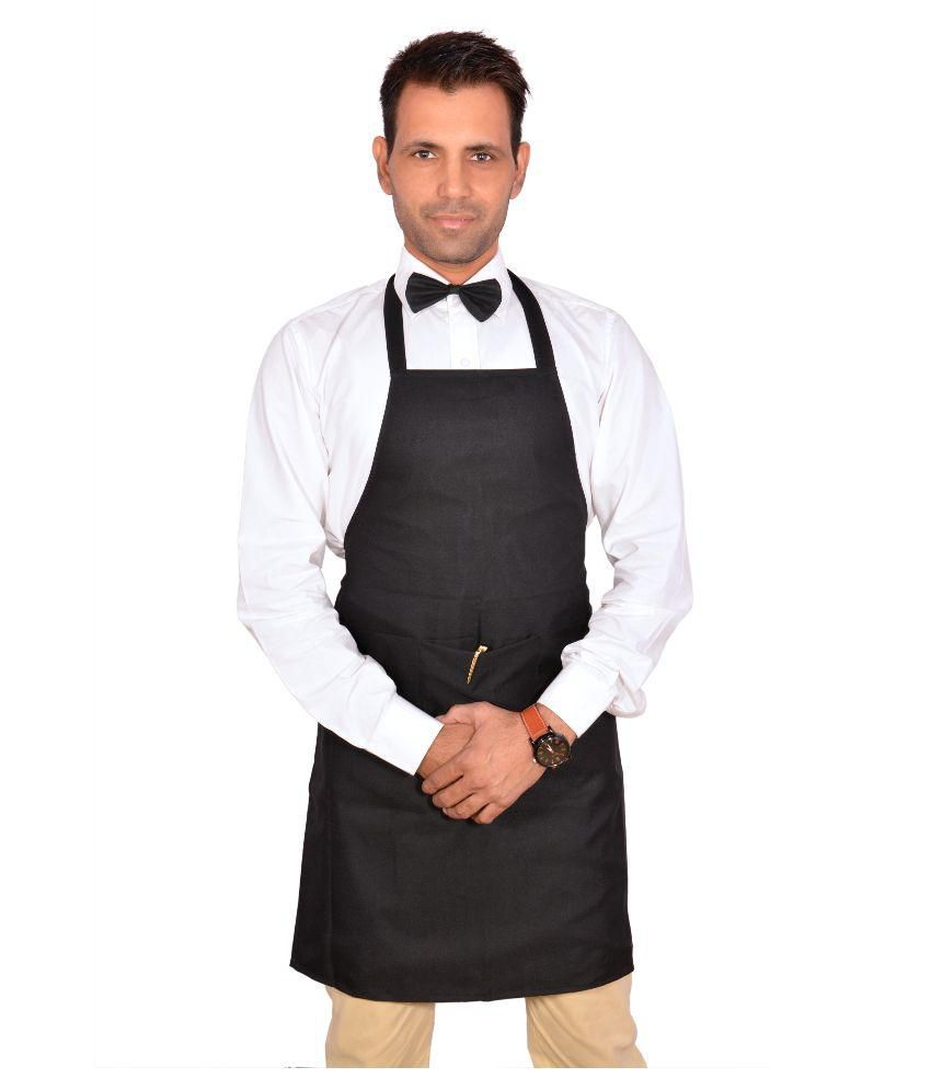     			Switchon - Black Full Apron (Pack of 1)