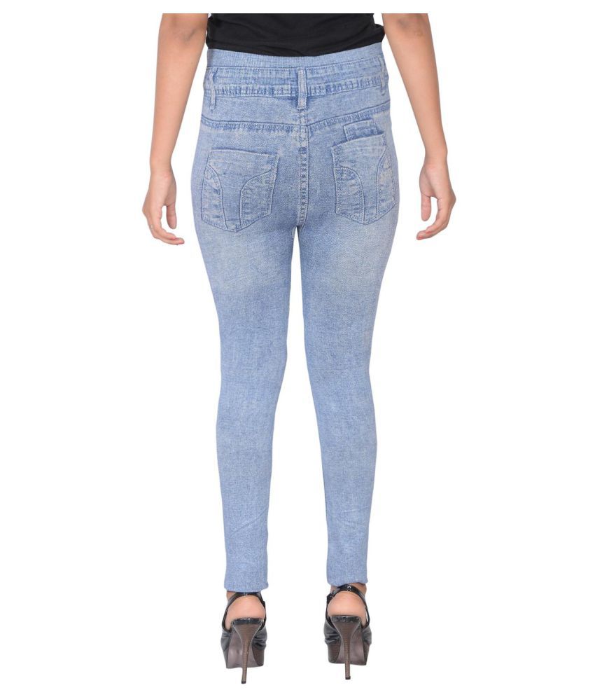 Sek Blue Lycra Jeans - Buy Sek Blue Lycra Jeans Online at Best Prices ...