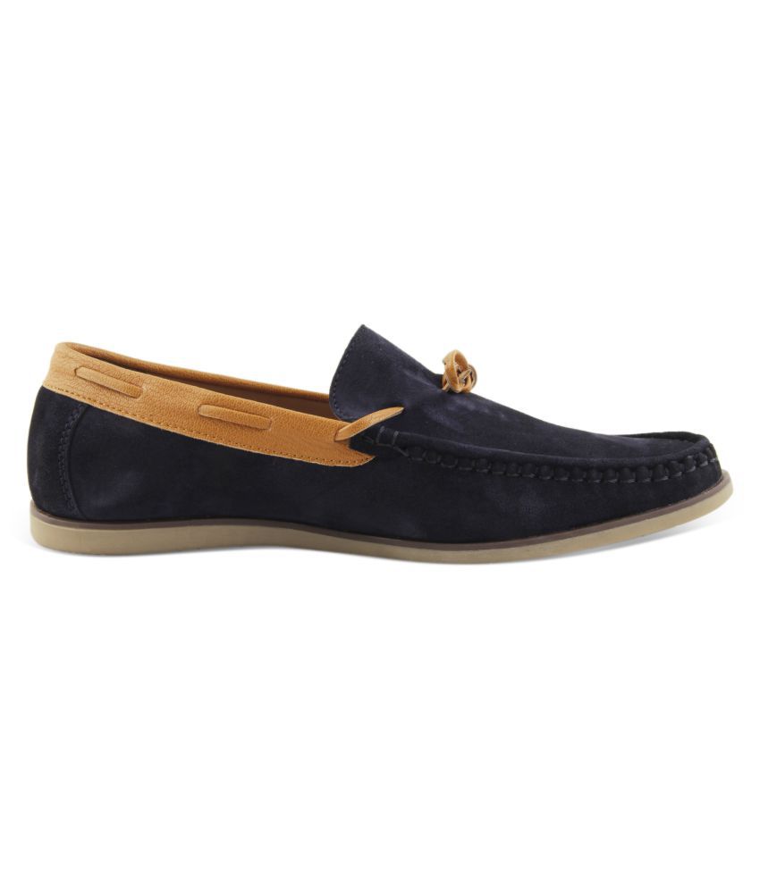 SHUBAR Blue Loafers - Buy SHUBAR Blue Loafers Online at Best Prices in ...