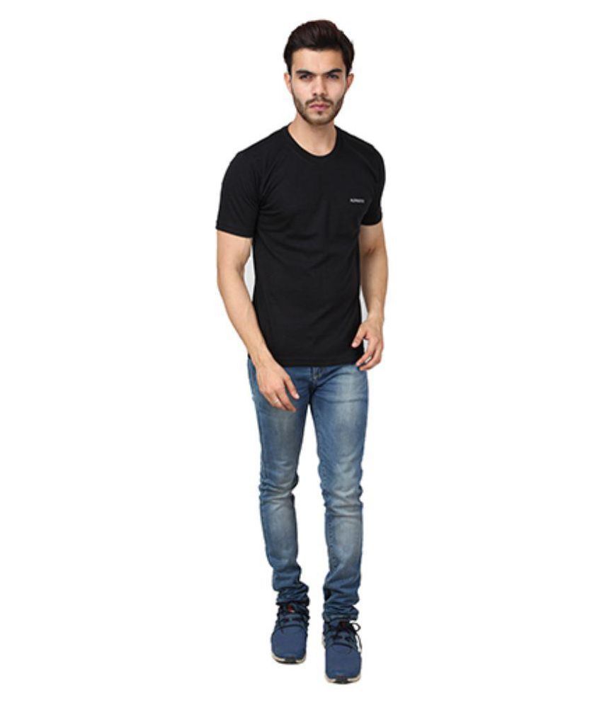 Moments T-FIT Black Round T-Shirt - Buy Moments T-FIT Black Round T ...