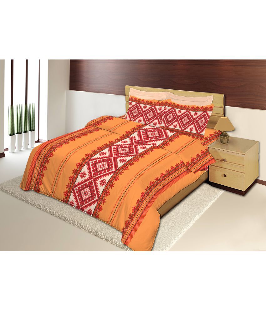 Bombay Dyeing Double Poly Cotton Printed Bed Sheet Buy Bombay Dyeing