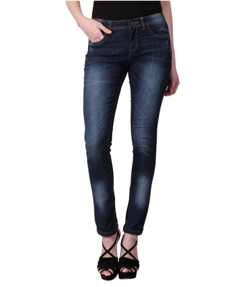 Kotty Blue Cotton Lycra Jeans Buy Kotty Blue Cotton Lycra Jeans