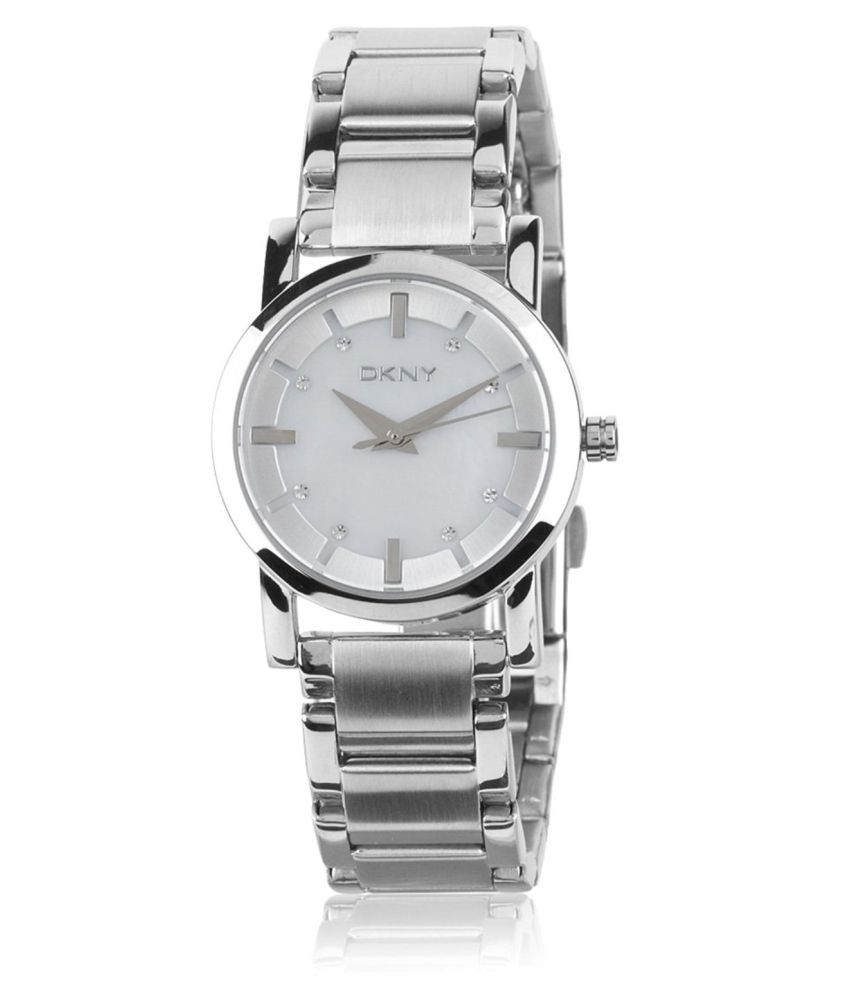 dkny mother of pearl watch