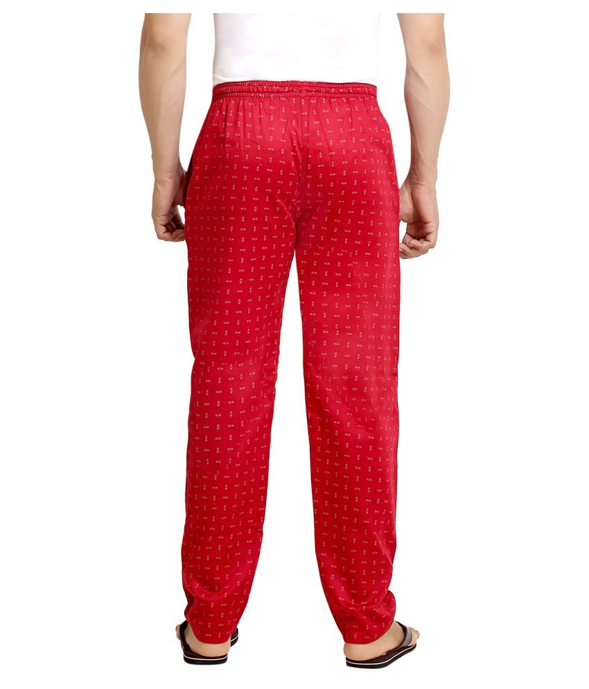 red fluffy pyjamas