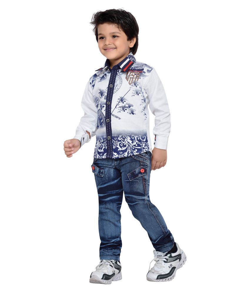 boys jeans pant shirt