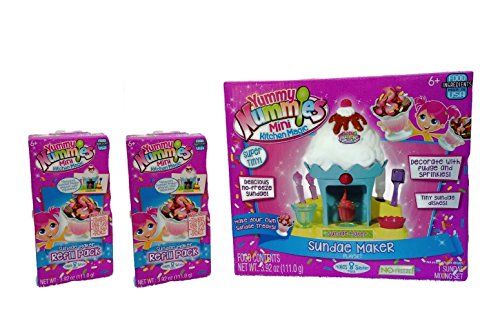 yummy nummies mini kitchen playset sundae maker