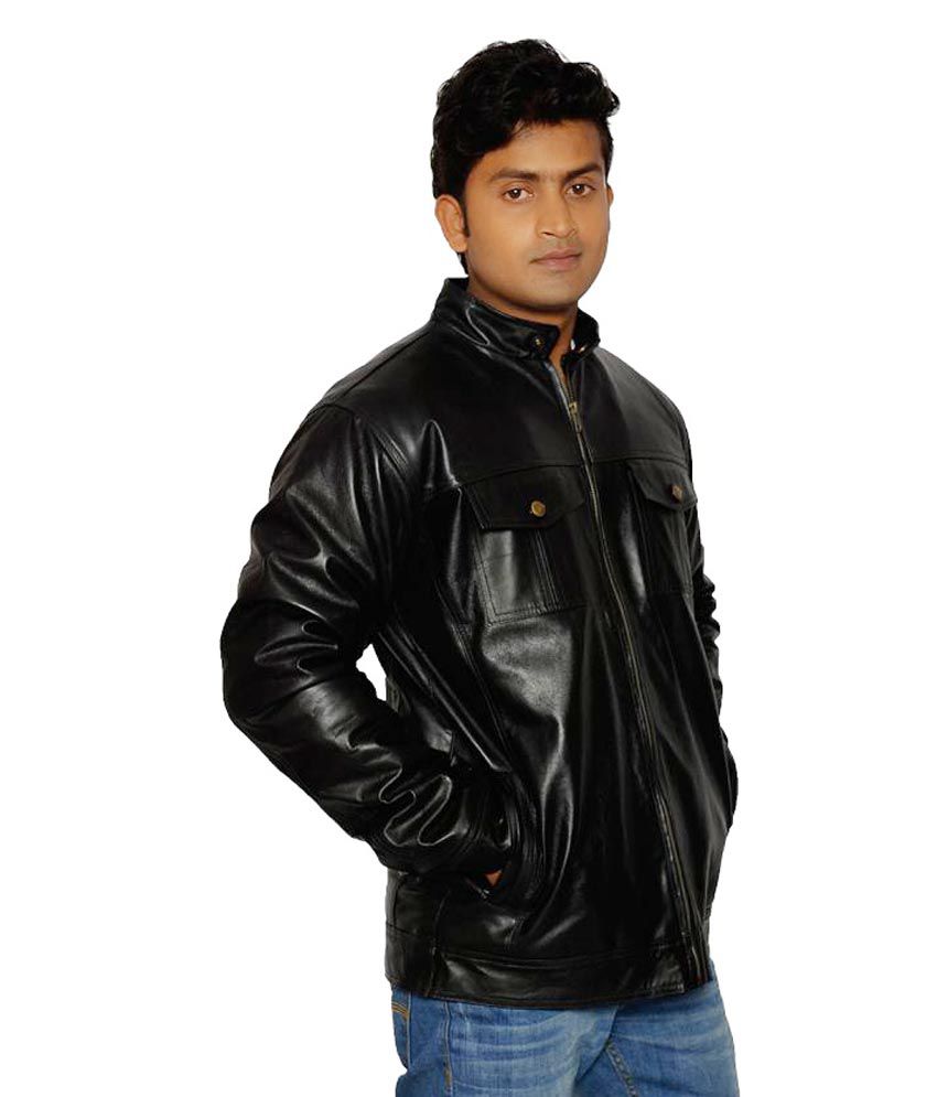 Rehan's Black Leather Jacket - Buy Rehan's Black Leather Jacket Online ...