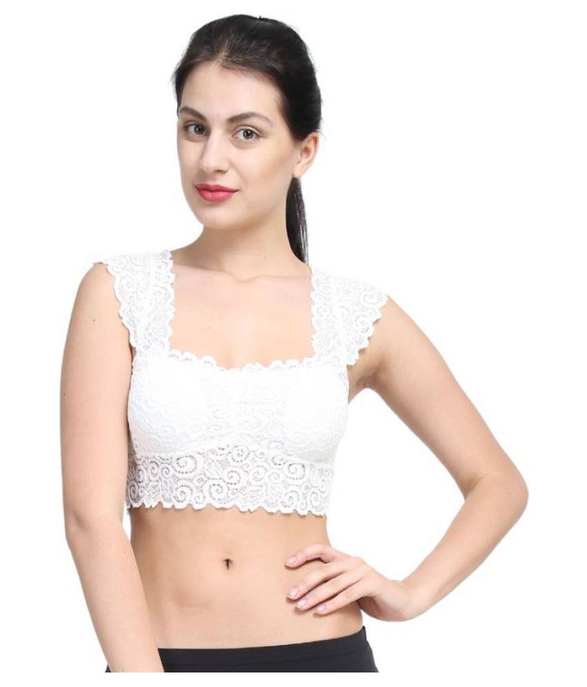 Buy Dealseven Fashion White Lace Bralette Online At Best Prices In India Snapdeal