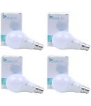 Syska 9W LED Bulbs Cool Day Light - Pack of 4