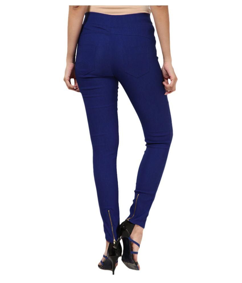 next navy jeggings