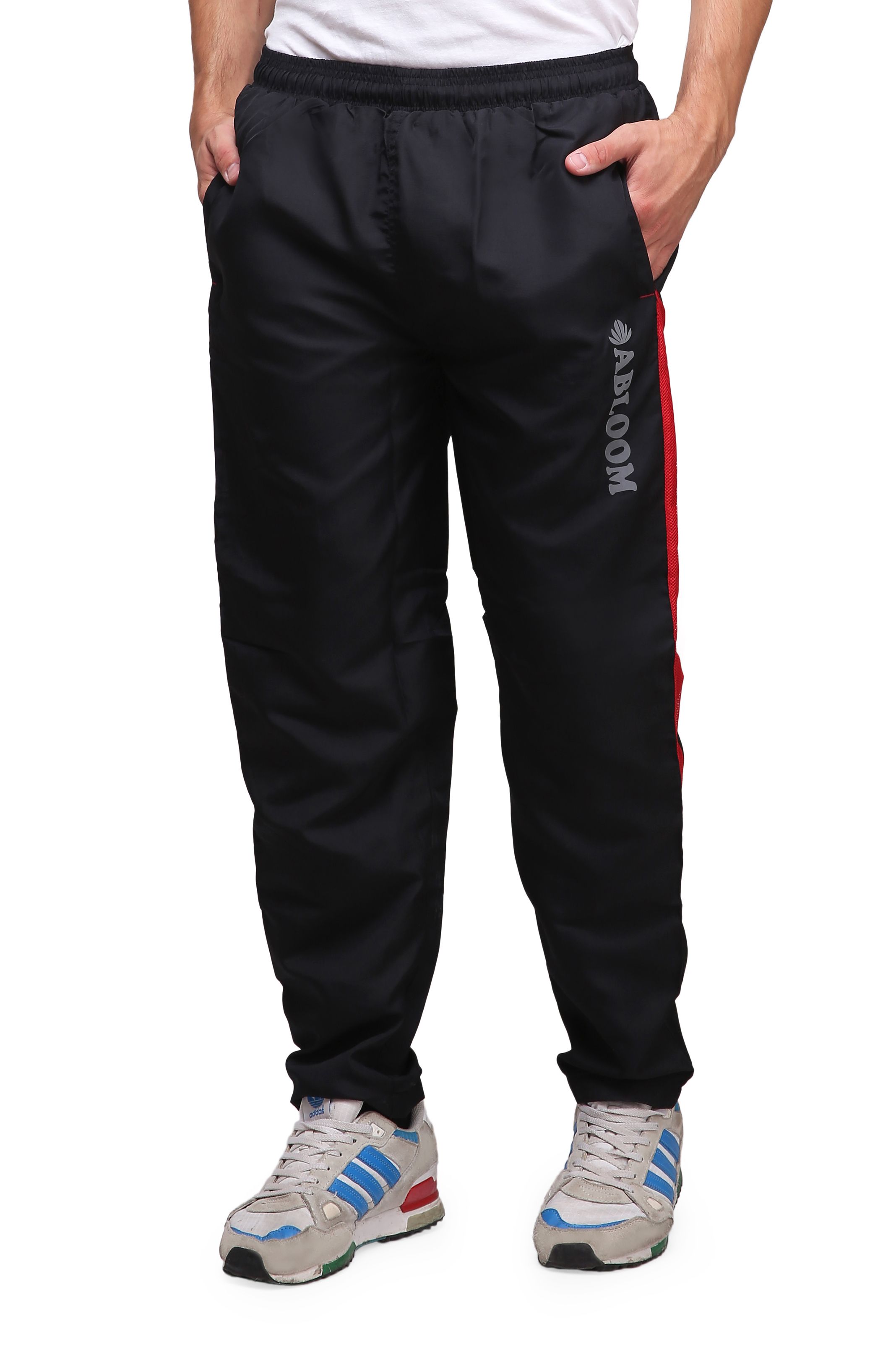 polyester track pants with net inside