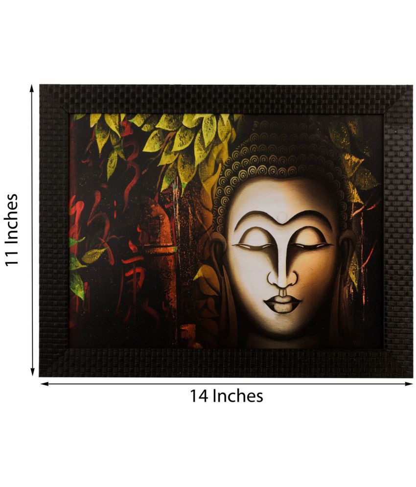     			eCraftIndia Wood Art Prints With Frame Single Piece