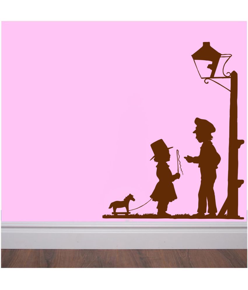     			Decor Villa Boy and Girl PVC Wall Stickers