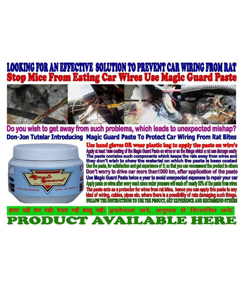 Magic Guard Car & Motorbike Wiring Rat Repellent Magic Guard Gel ( Pack