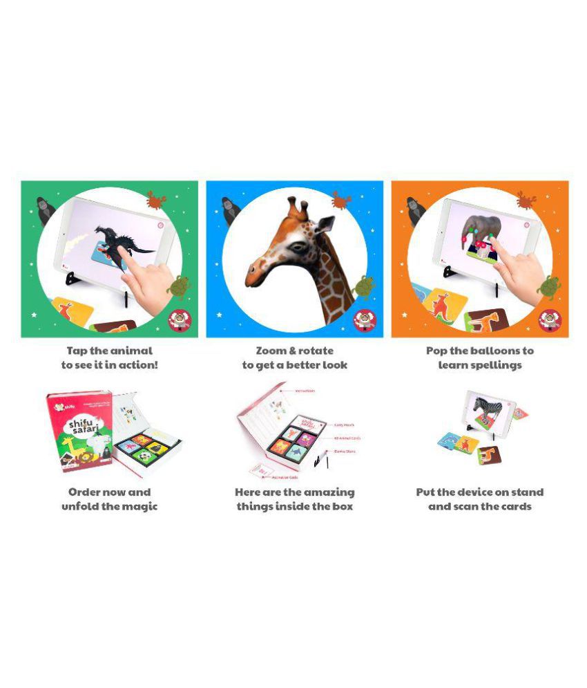 Shifu Safari - Educational AR Game - iOS & Android - 60 Animal Cards ...