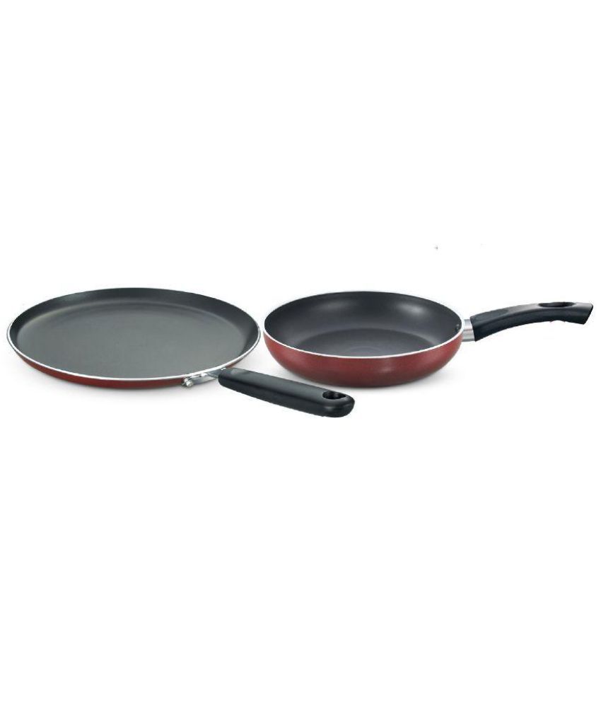     			Prestige Omega Deluxe Non-Stick Cookware set (Fry Pan 200 mm + Tawa 250 mm)