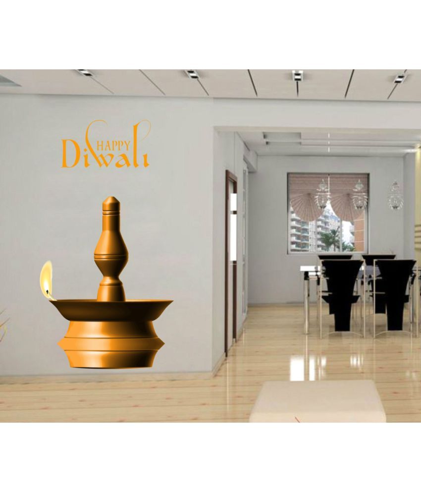     			Decor Villa Png candle clip art happy diwali Vinyl Wall Stickers