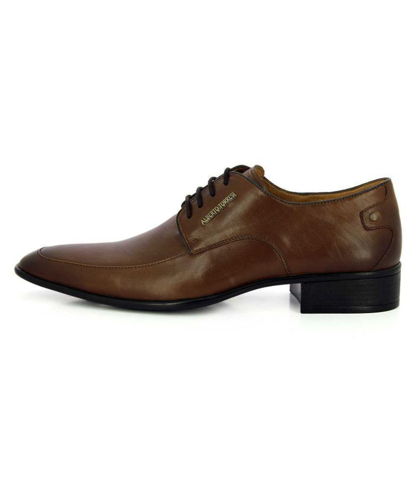 alberto torresi men's leather formal shoes