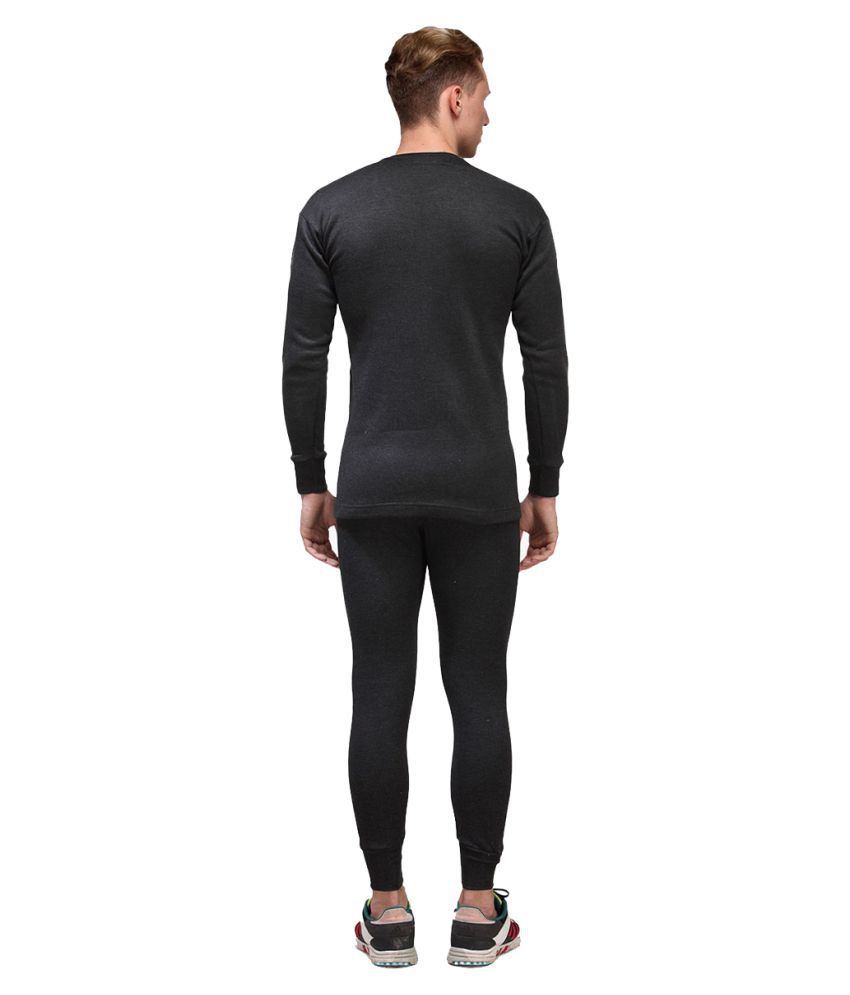 GRT - Black Polyester Men's Thermal Sets ( Pack of 1 ) - Buy GRT ...