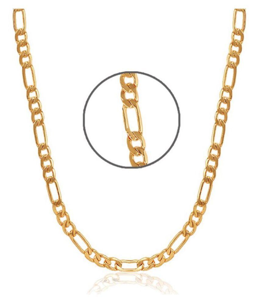 Charms Gold Plated Chain - Set of 4: Buy Charms Gold Plated Chain - Set