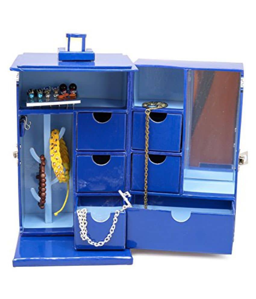Doctor Who Tardis Jewelry Box Includes 7 Drawers, Mirror