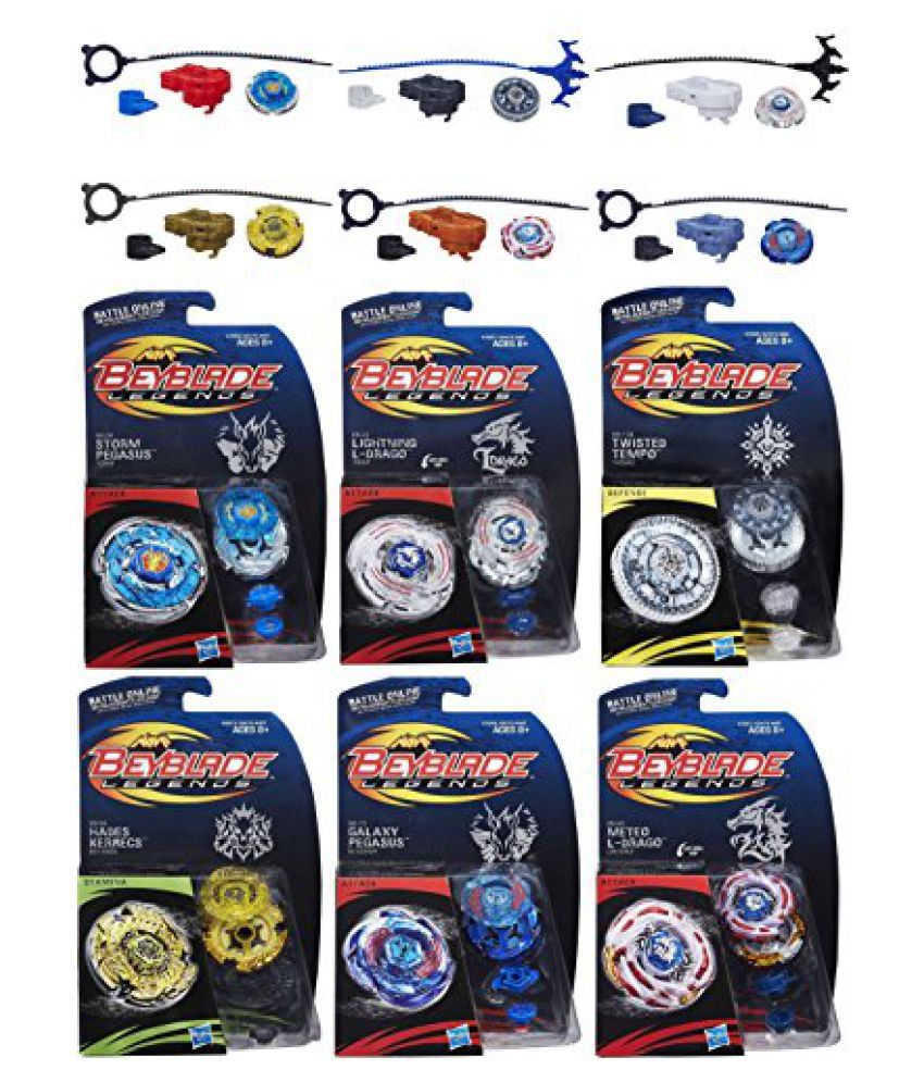 Hasbro Beyblade Legends Tops 6 Pack Bundle Buy Hasbro Beyblade Legends Tops 6 Pack Bundle Online At Low Price Snapdeal