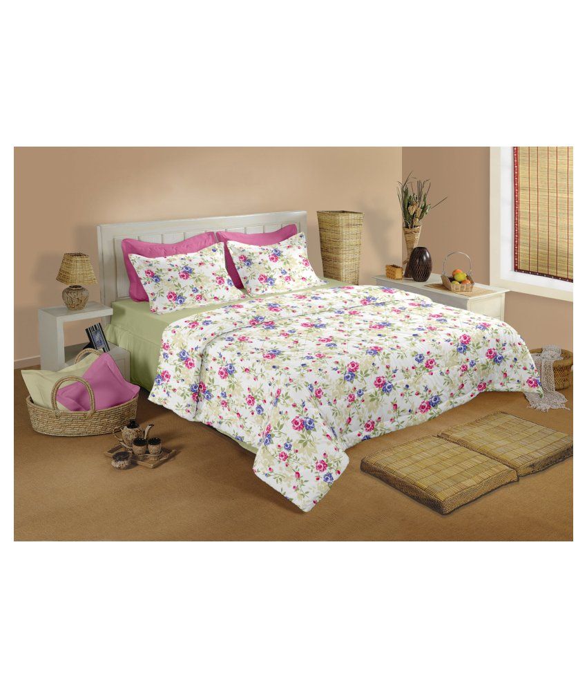 Raymond Double Cotton Abstract Bed Sheet Buy Raymond Double Cotton