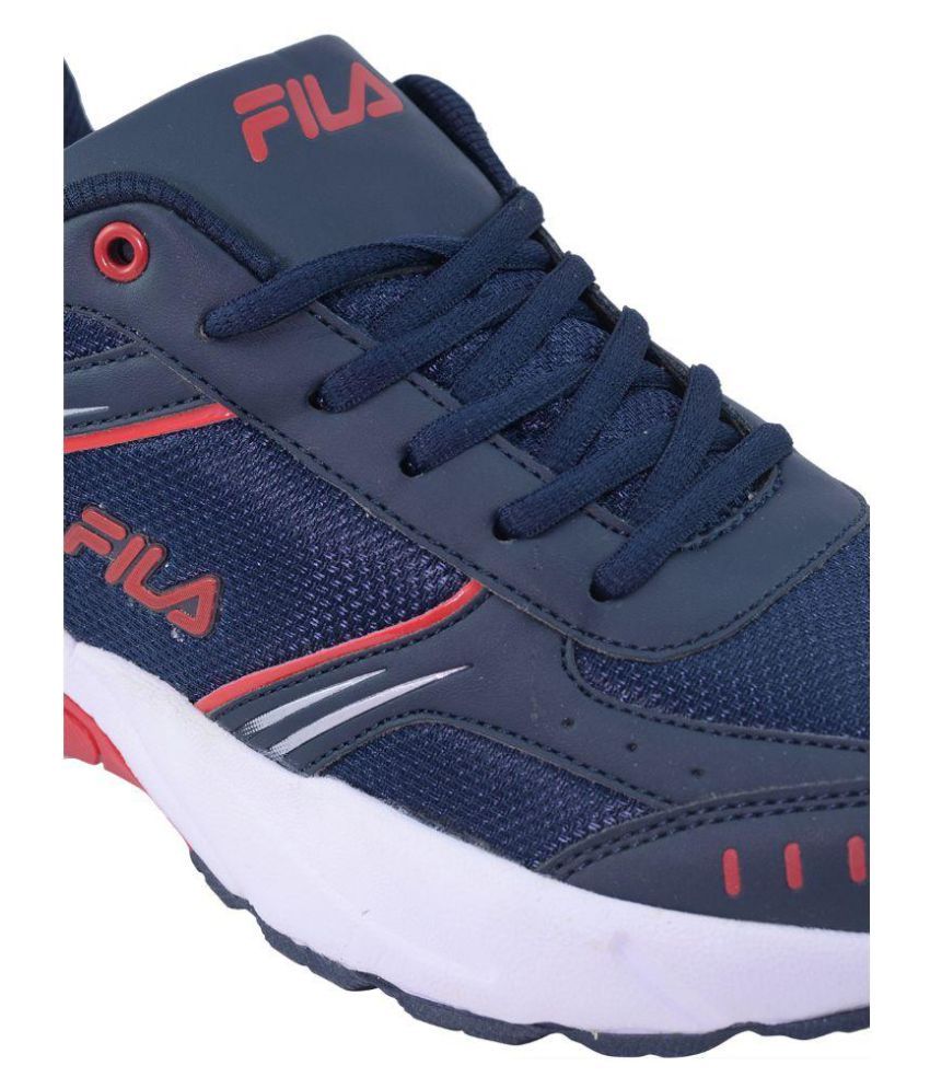 blue fila sneakers