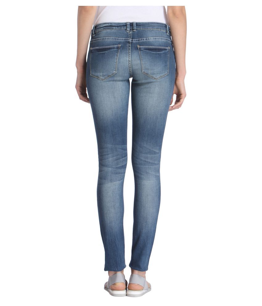 Vero Moda Blue Viscose Jeans Buy Vero Moda Blue Viscose Jeans Online at Best Prices in India