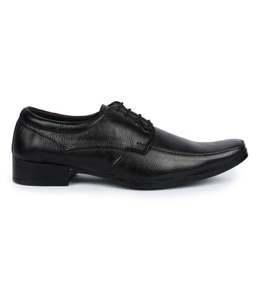 Blue Tuff Black Office Non-Leather Formal Shoes Price in India- Buy ...