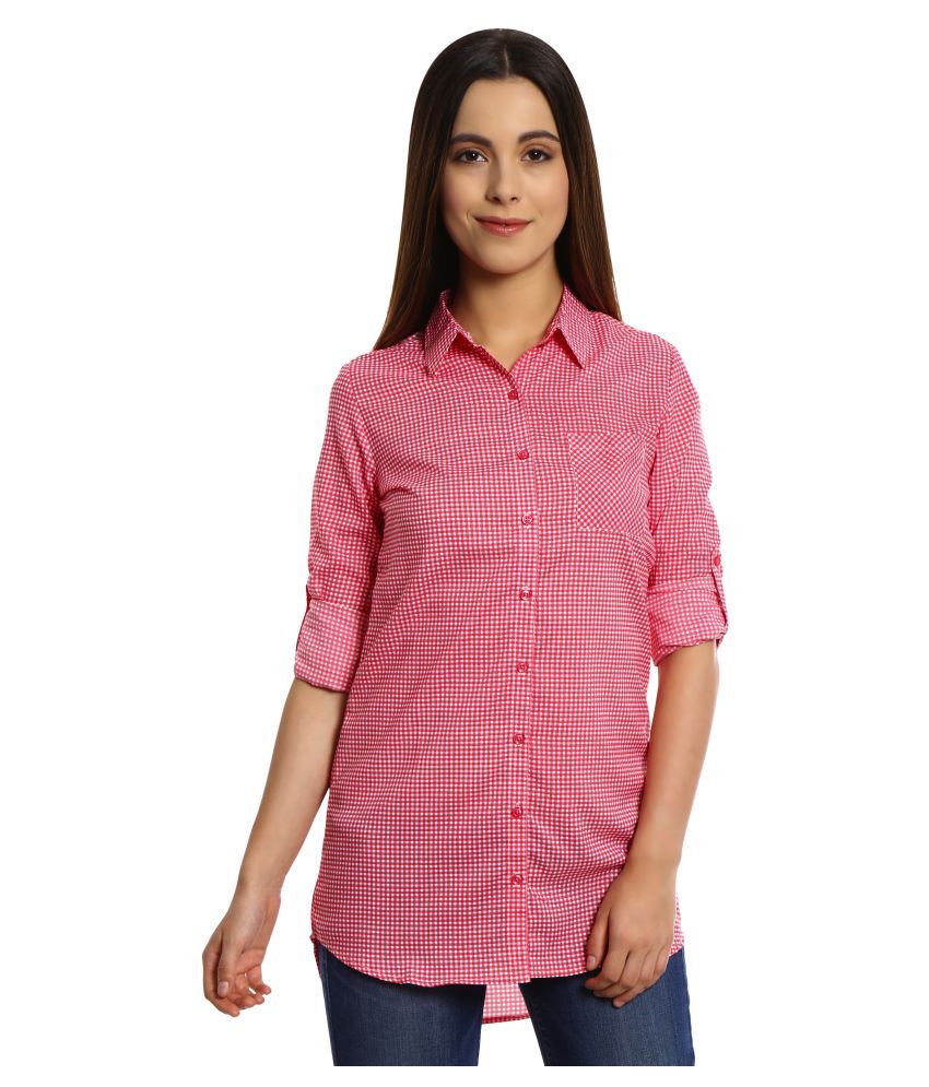 Buy Bombay High Pink Cotton Shirt Online at Best Prices in India - Snapdeal