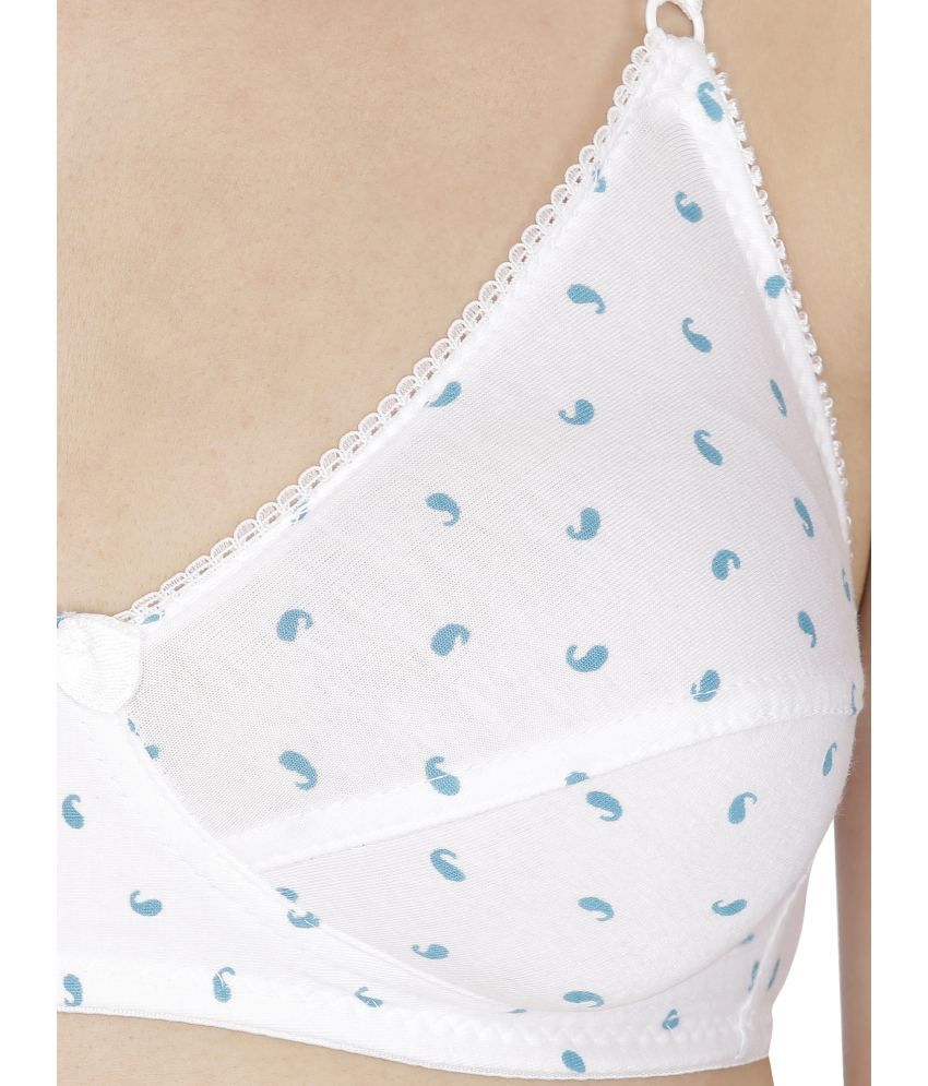 Buy Ultrafit White Cotton Lycra T-Shirt/ Seamless Bra and Panty Set ...