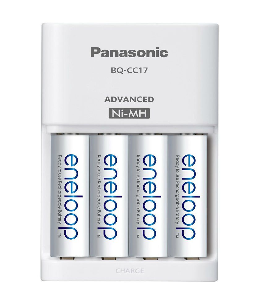 Panasonic Eneloop Advanced Battery Charger With 4 Led Indicator For Aa