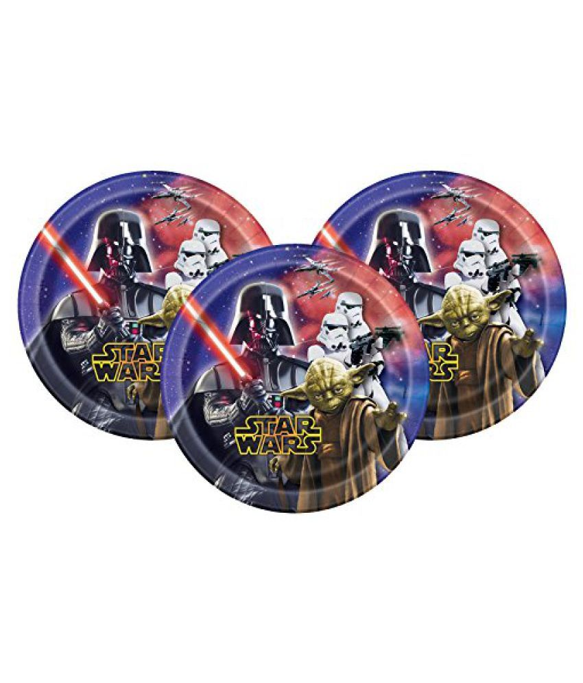 24 Count Star Wars Disney Dessert Paper Plates