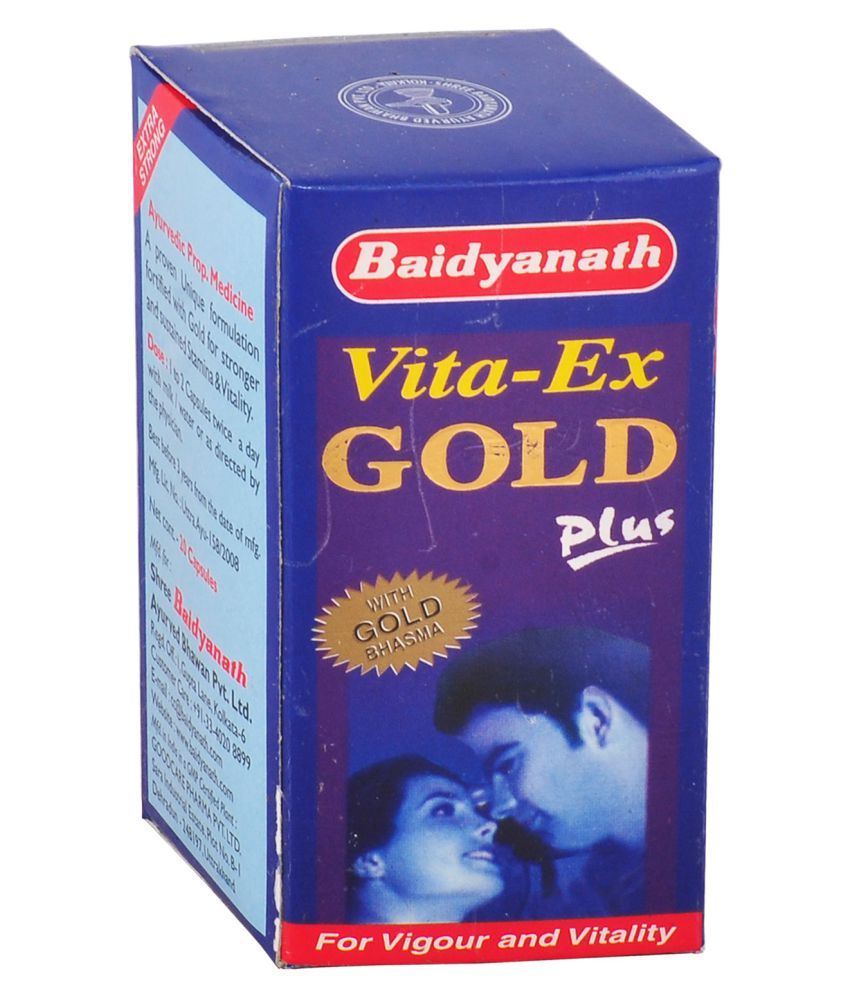 Baidyanath Vita Ex Gold Plus - 10 Capsules: Buy Baidyanath Vita Ex Gold