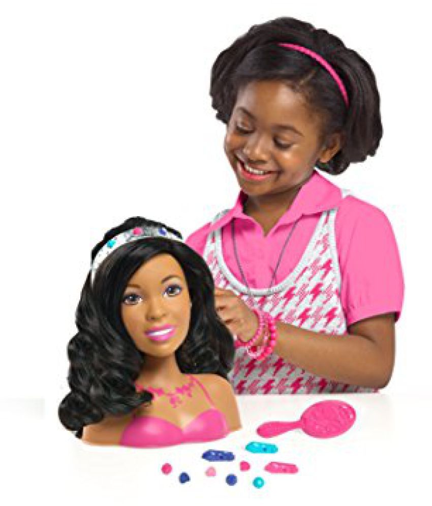 barbie glam party styling head