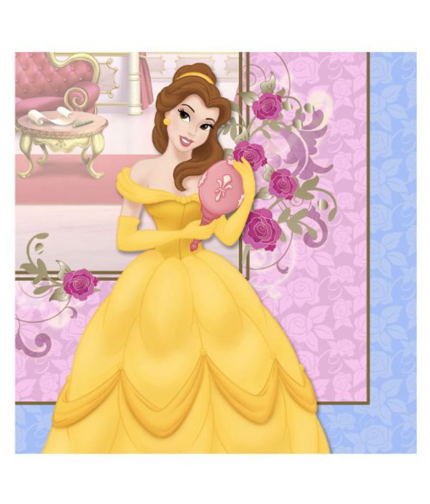 Beauty and the Beast Belle Large Napkins (16ct) - Buy Beauty and the ...
