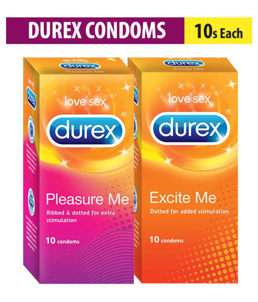 Durex Condom Excite Me Pleasure Me Pack Of 2 Buy Durex Condom Excite
