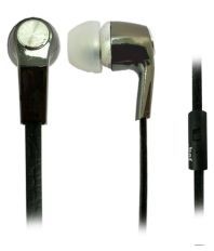 JVR In Ear Wired Earphones With Mic Black